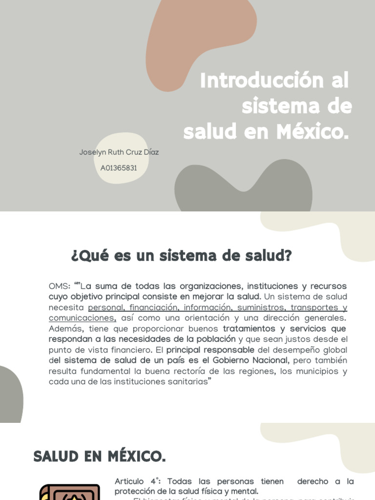 Sistema de Salud en México: Retos y Modelos | PDF | Cuidado de la salud ...