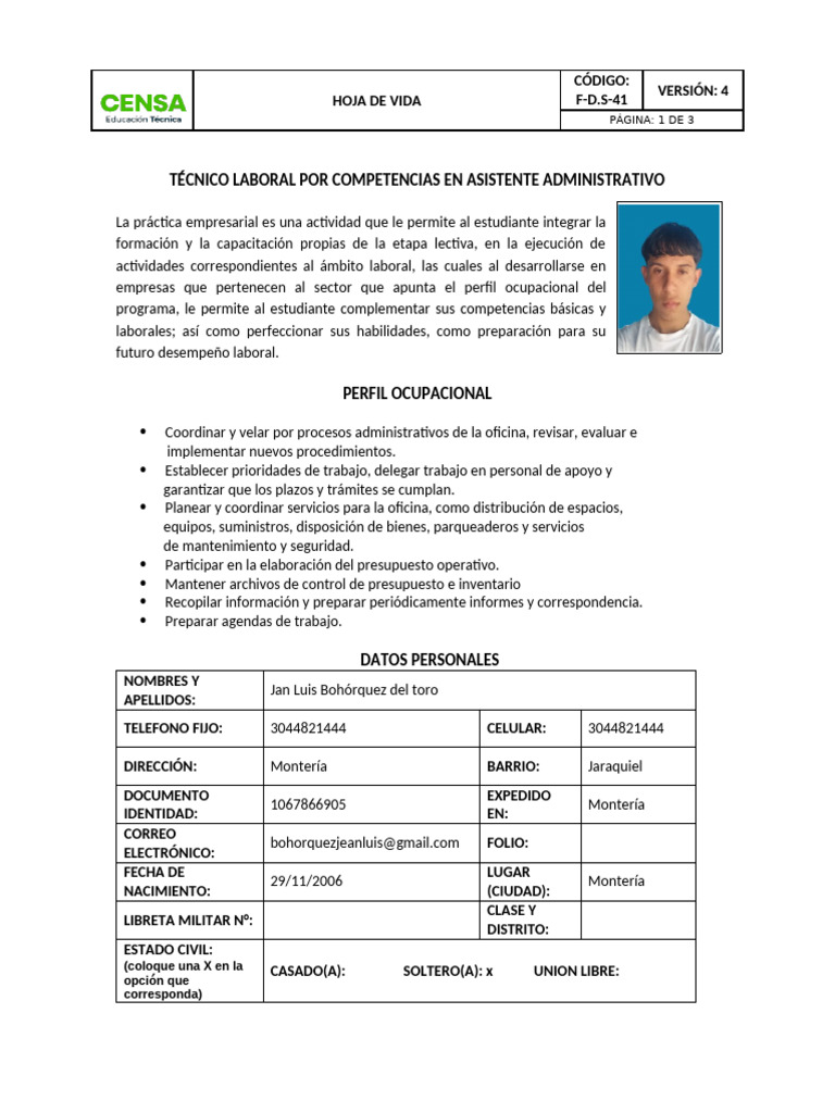 Técnico Laboral Por Competencias en Asistente Administrativo 2025 | PDF ...