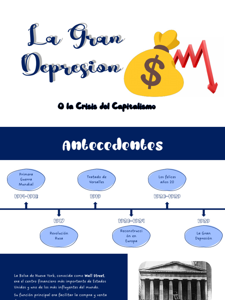 Impacto de la Gran Depresión Global | PDF | Gran depresion | Nuevo acuerdo
