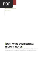 Download Software Engineering - Lecture Notes by mutha123 SN85511376 doc pdf