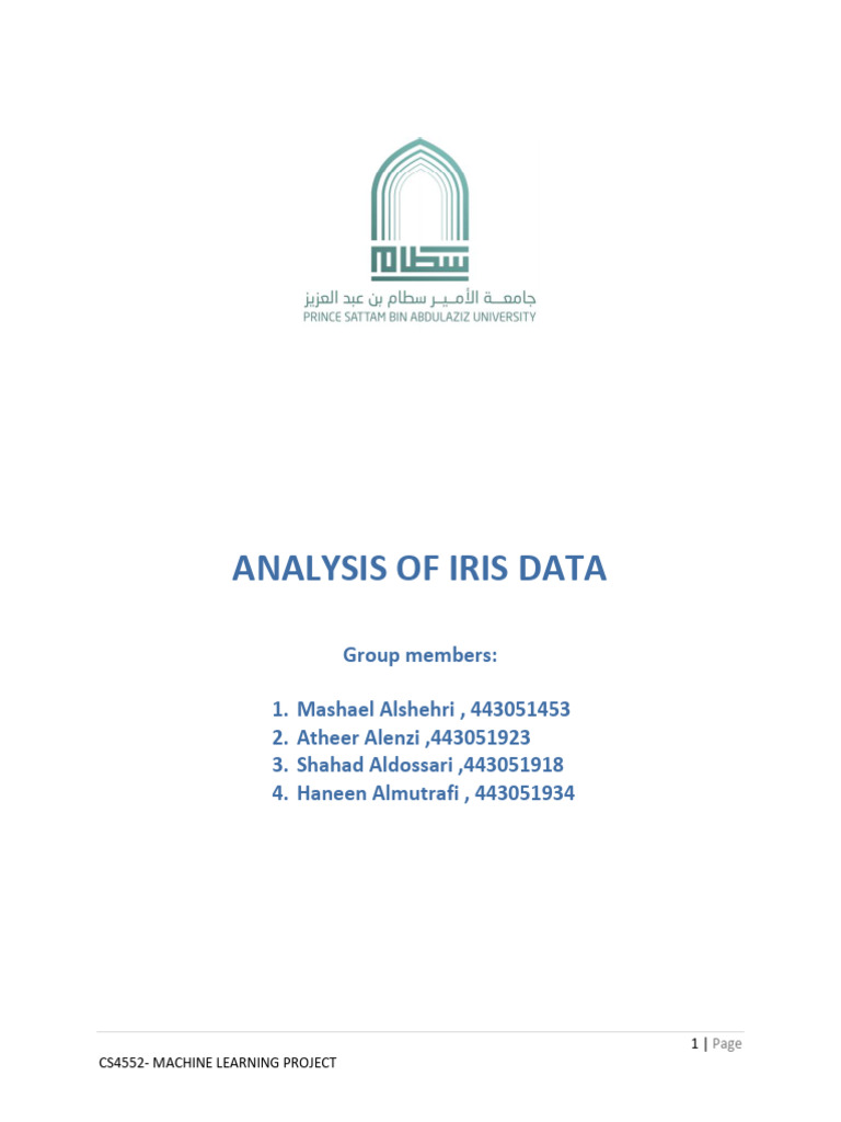 Iris Flower Classification Project | PDF | Machine Learning | Computing