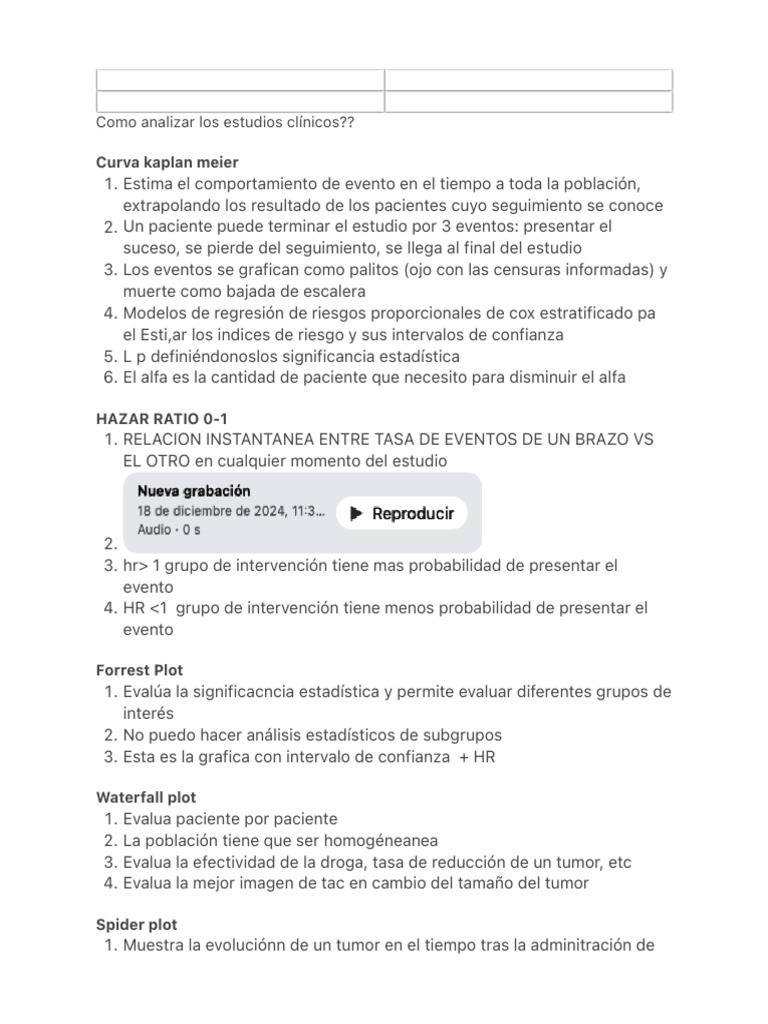 Como Analizar Los Estudios Clínicos?? | PDF