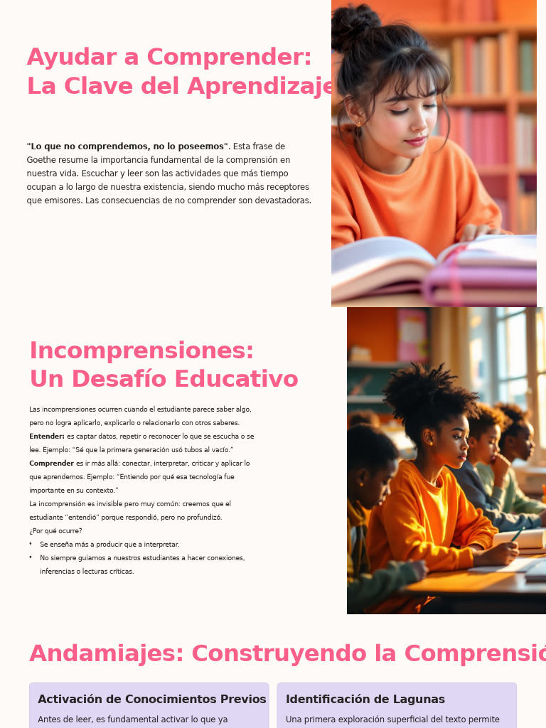 Ayudar A Comprender La Clave Del Aprendizaje | PDF | Aprendizaje