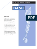 Disabilities of the Arm, Should and Hand Dash[1]