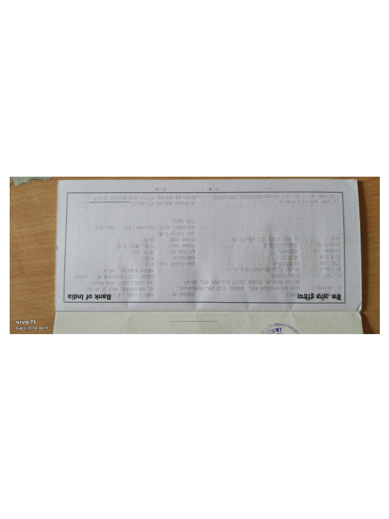Bank Passbook | PDF