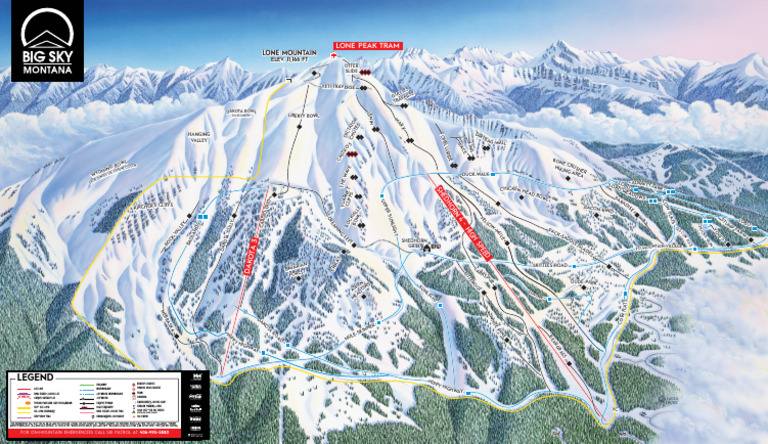 Big Sky Resort Trail Map PDF | PDF