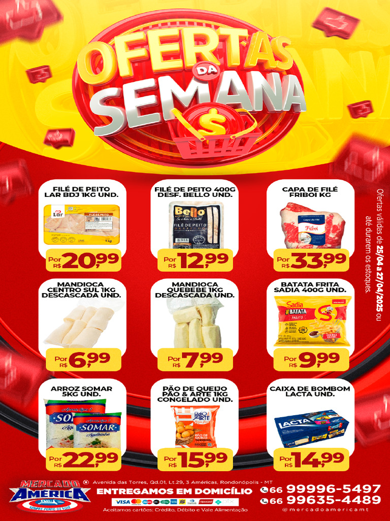 Mercado América - Promoção de 25.04 À 27.04 | PDF