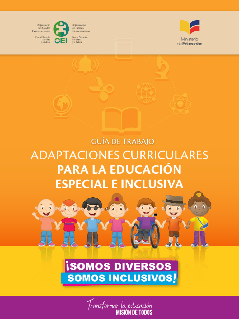 Adaptaciones Curriculares Inclusivas | PDF | Plan de estudios ...