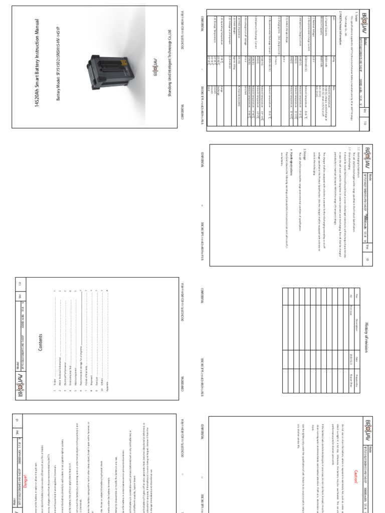 14S20Ah Smart Battery Manual | PDF | Battery Charger | Electricity