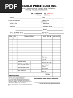 Non-VAT Sales Invoice Sample | PDF | Invoice