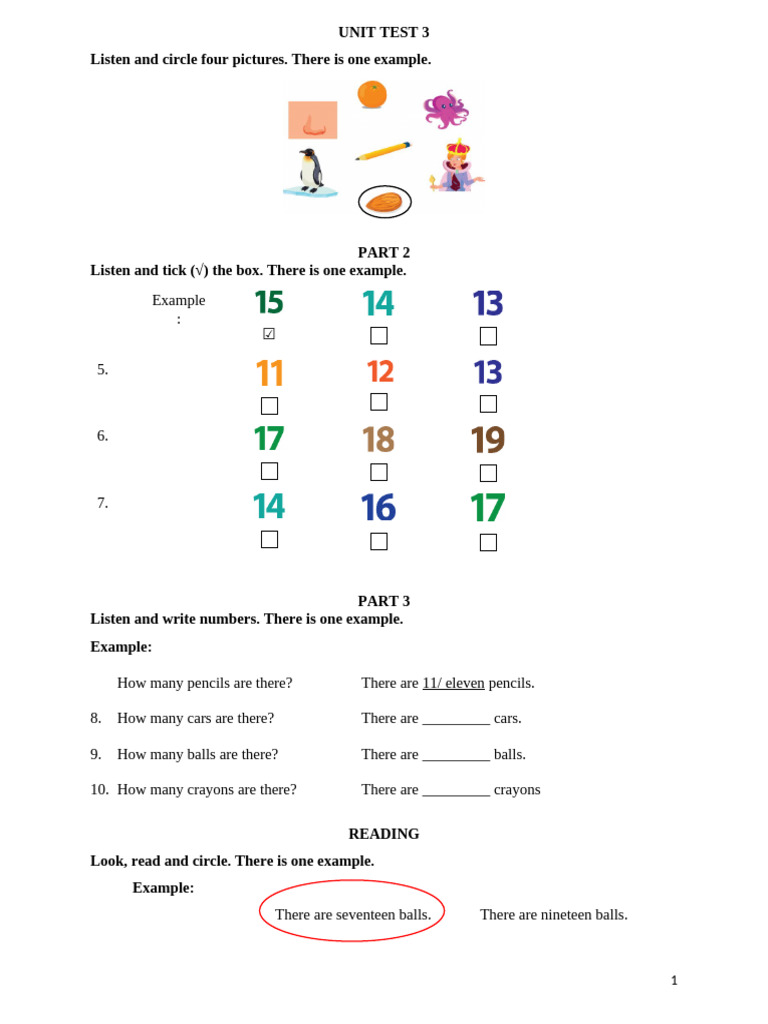 Đề KT Unit 3 - Tiếng Anh 2 Smart Start | PDF | Elementary Geometry ...