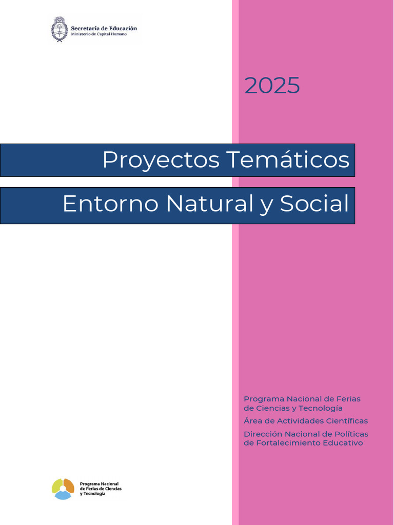 FN 2025 - PT Entorno Natural y Social | PDF | Plan de estudios ...