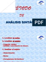 ANÁLISIS SINTÁCTICO