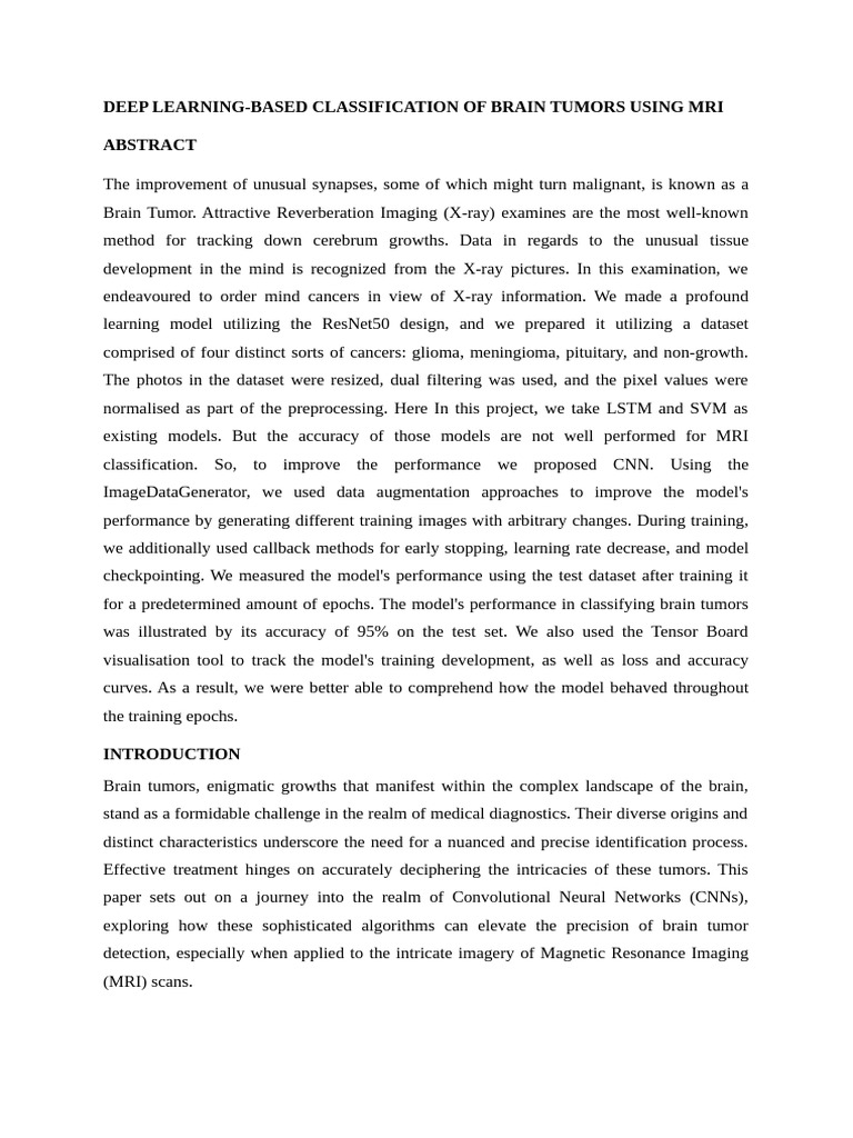 Batch-4-conference-paper | PDF | Brain Tumor | Glioma
