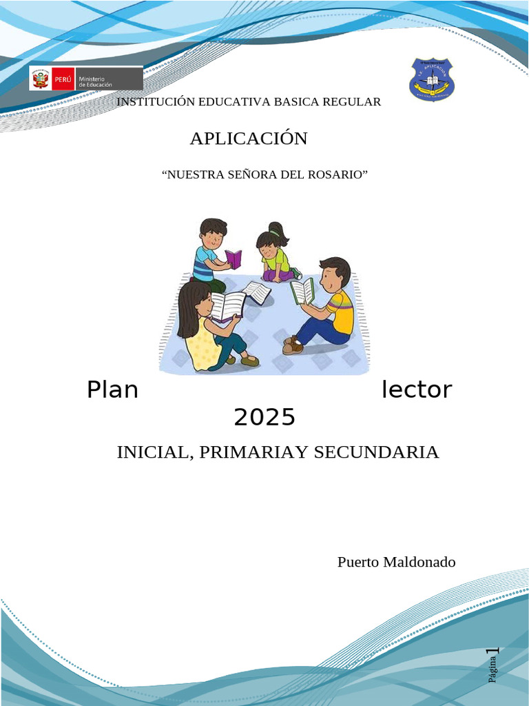 Plan Lector 2025 para Educación Inicial | PDF | Enseñando | Aprendizaje