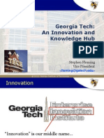 Georgia Tech: An Innovation and Knowledge Hub: Stephen Fleming Vice President