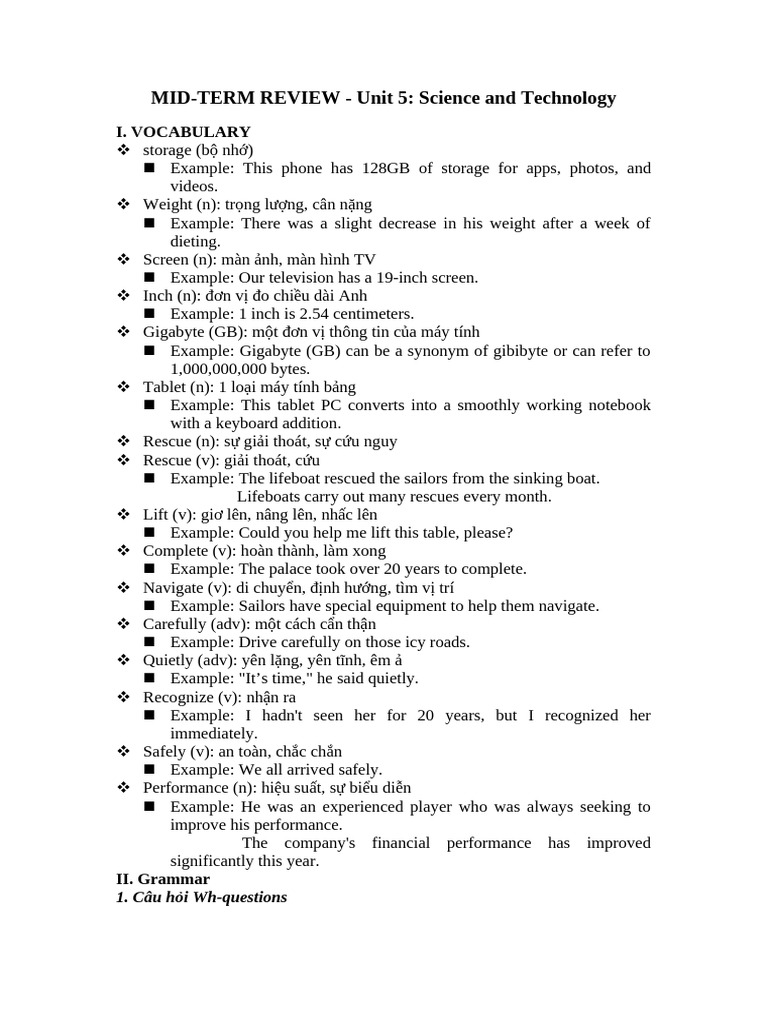 MID-Term Review | PDF