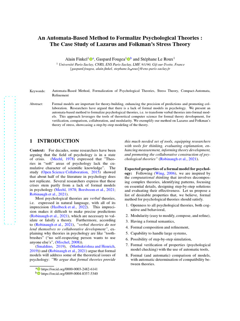 Automata Method for Stress Theory Formalization | PDF | Automata Theory ...