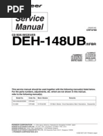 DEH-148UB: CD Rds Receiver