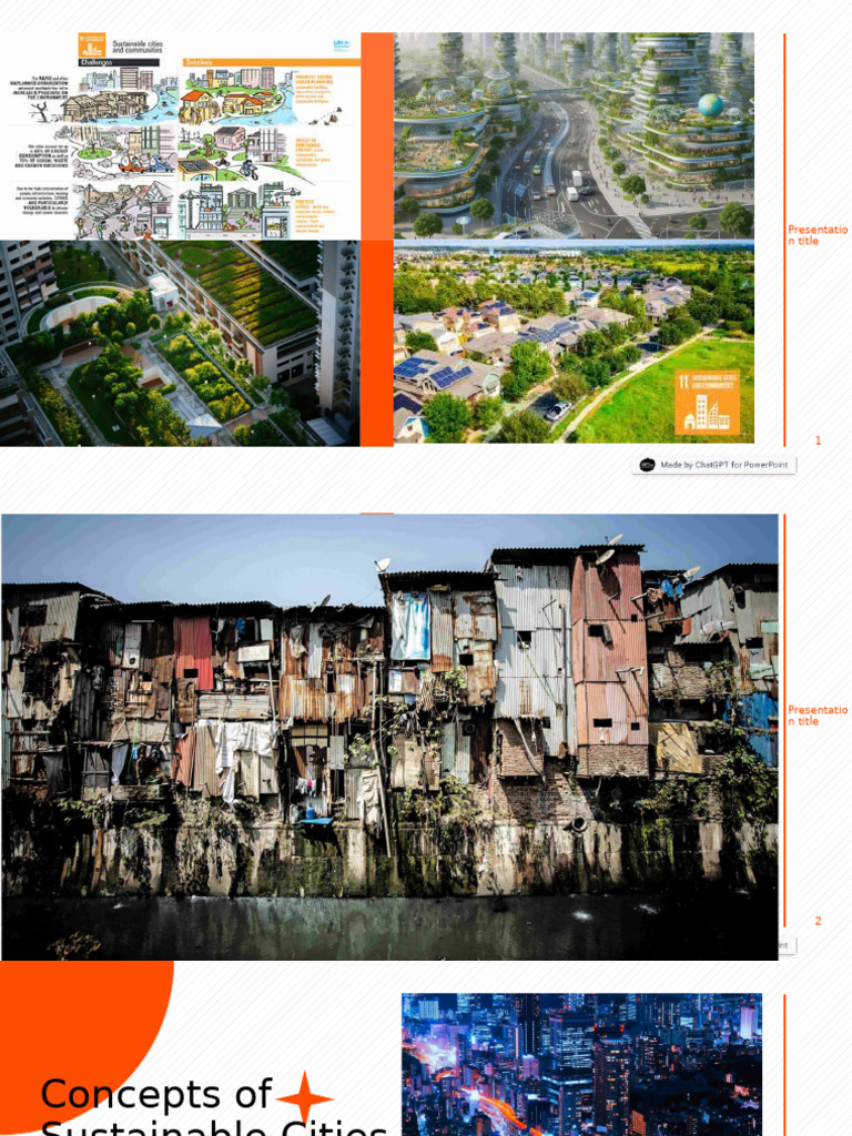 Concepts of Sustainable Cities | PDF | Green Infrastructure ...