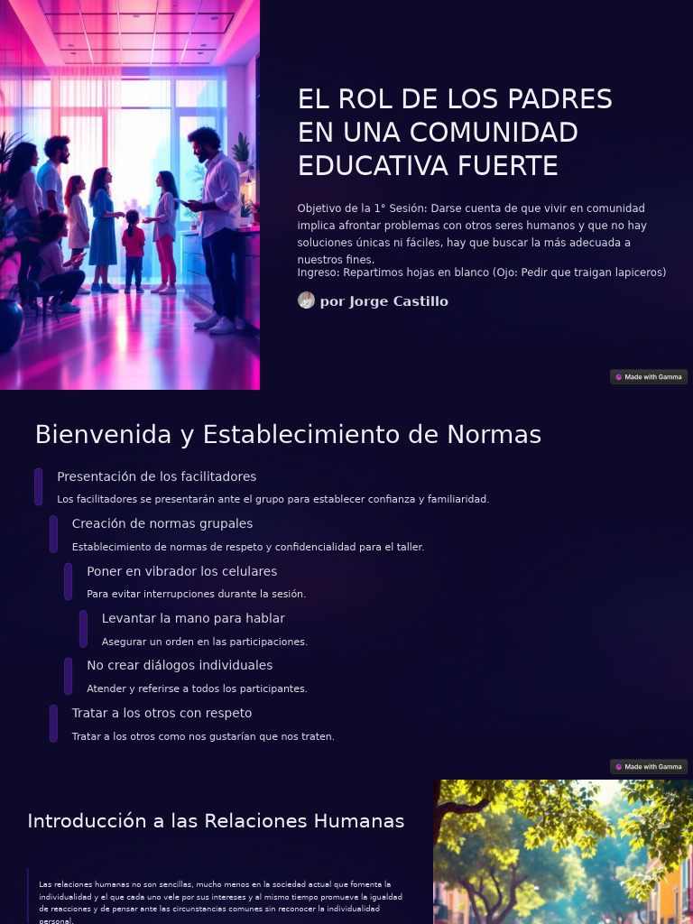 El Rol de Los Padres en Una Comunidad Educativa Fuerte | PDF ...