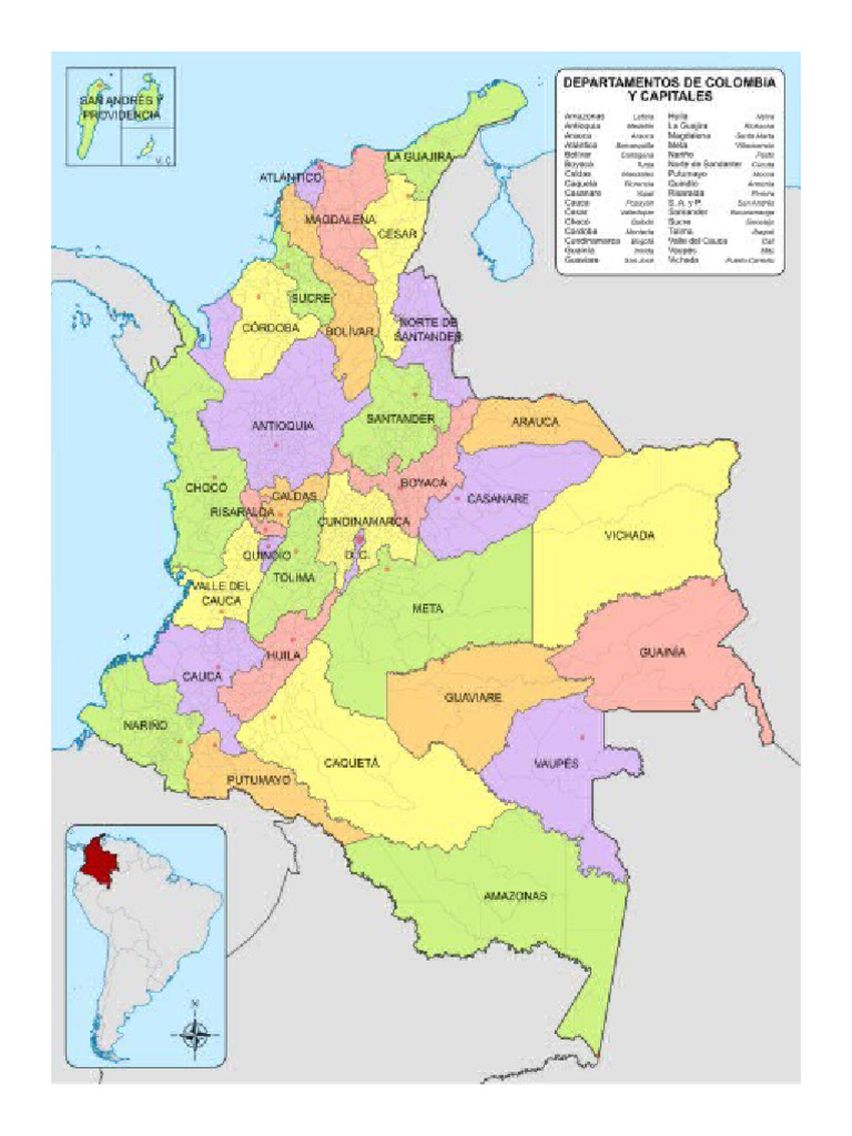 Mapa de Colombia | PDF