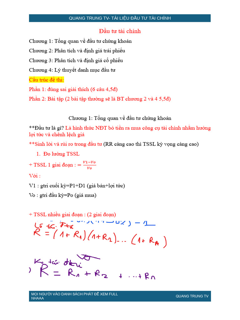 DTTC Chương 1 | PDF