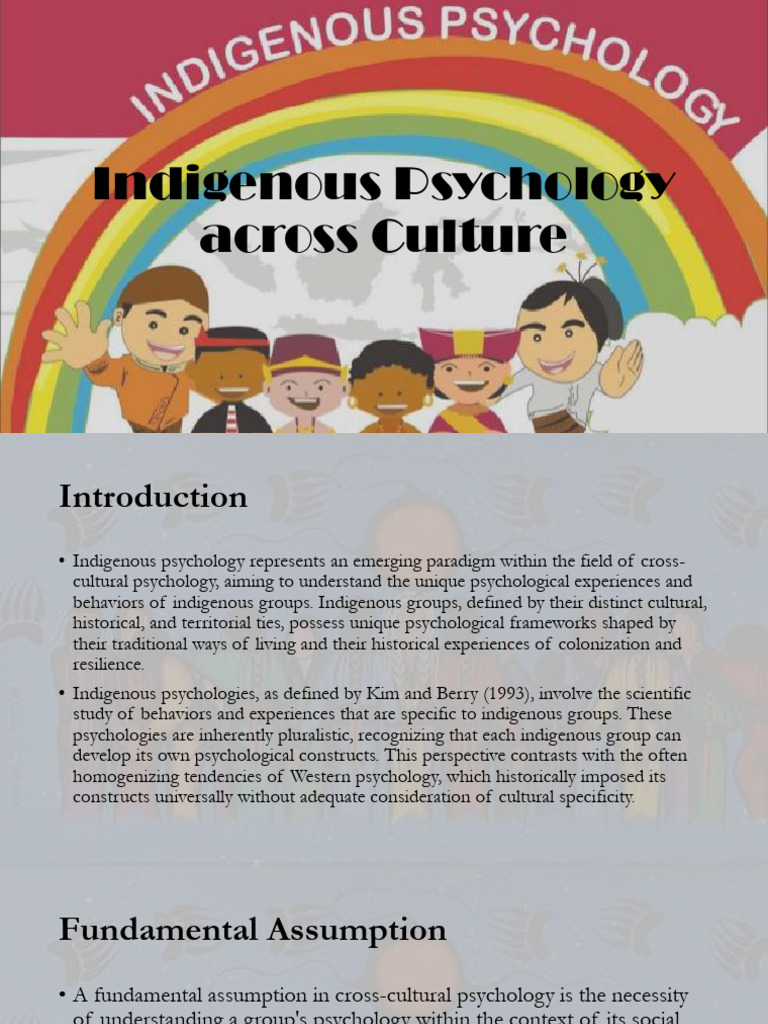 Understanding Indigenous Psychology | PDF | Psychology | Methodology