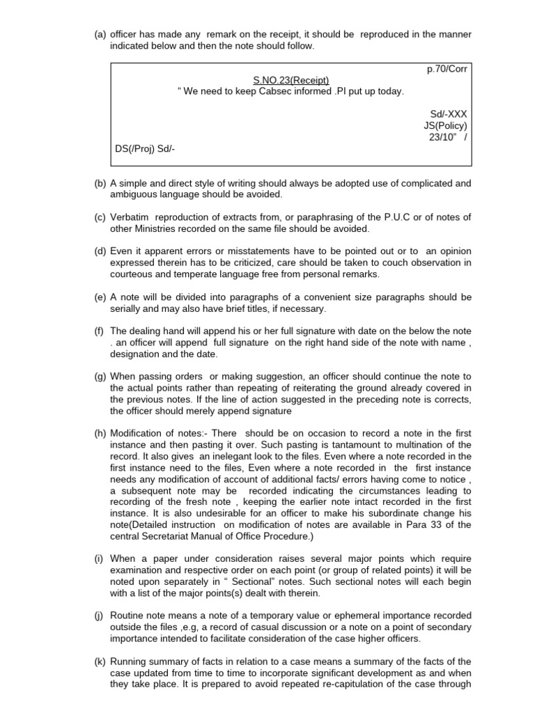Guidelines for Effective Note Taking | PDF | Precedent