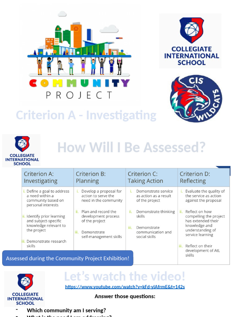 Community Project Assessment Guide | PDF