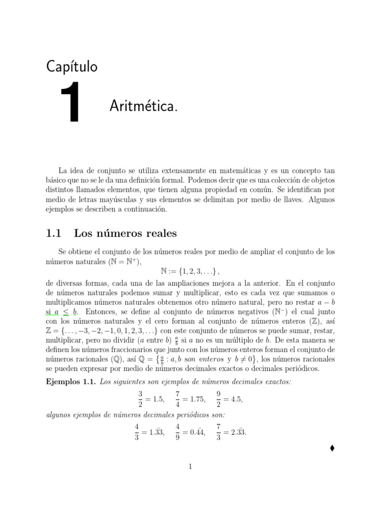 NOTAS Aritmética-Promath | PDF | Entero | Número racional