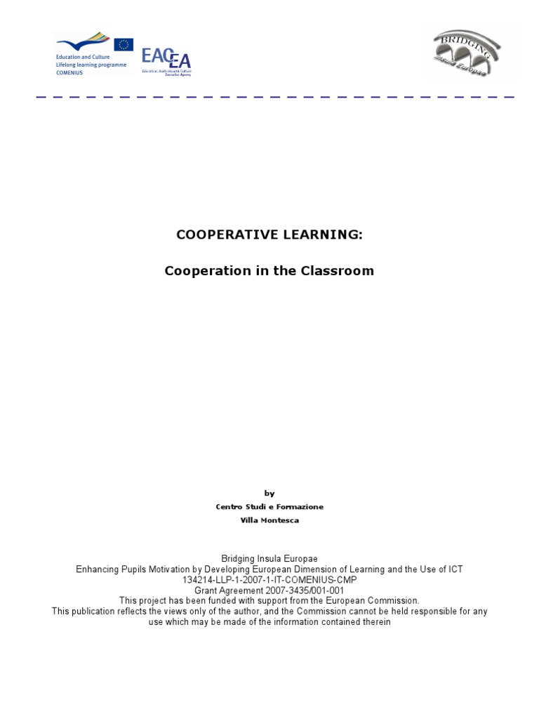 Effective Strategies for Cooperative Learning | PDF | Goal | Action ...