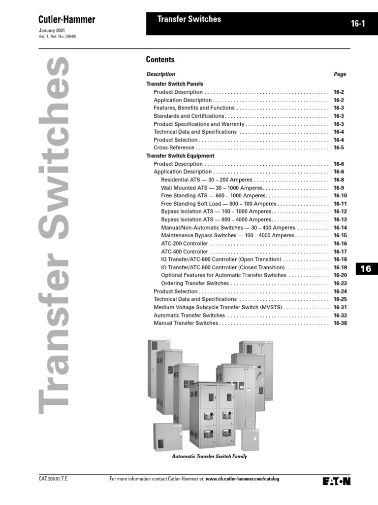 MTSCHO1 | PDF | Switch | Components