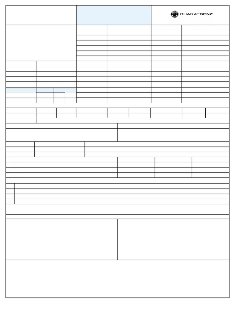 Breakdown Service Job Card for 1617R | PDF | Wheeled Vehicles | Land ...