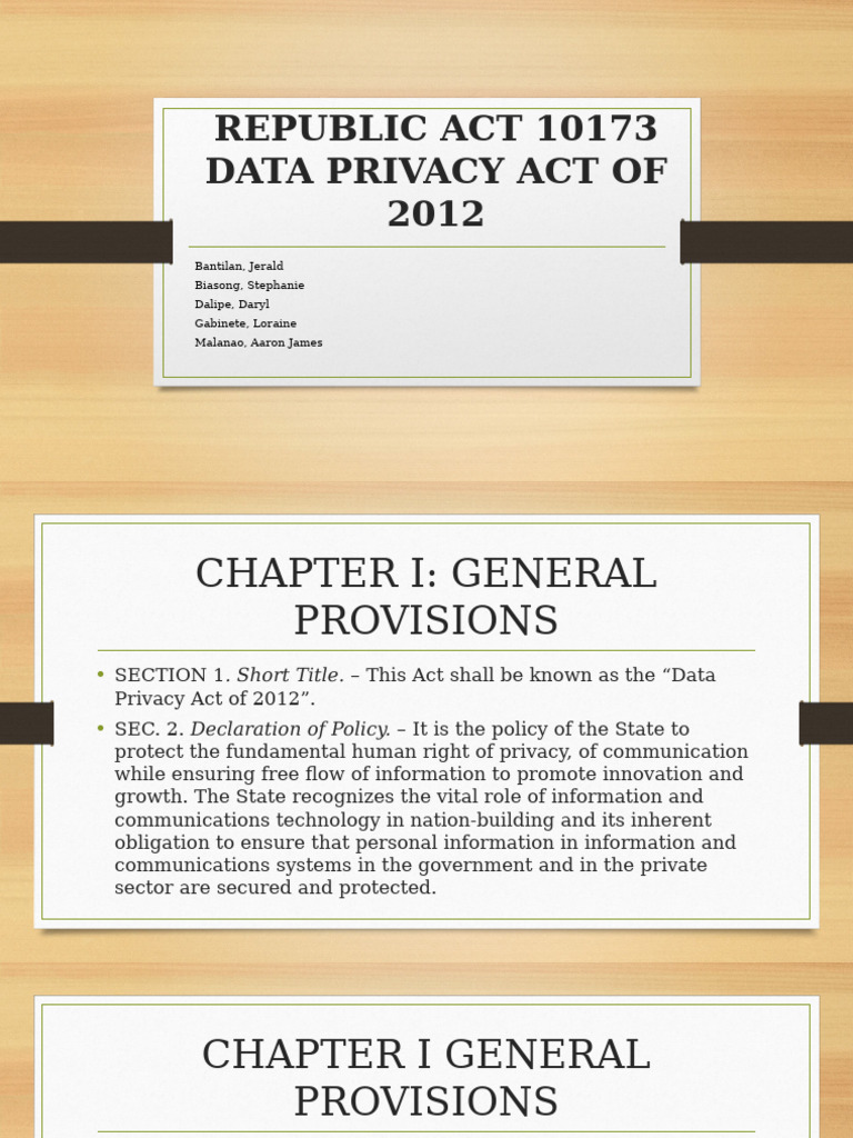 Data Privacy Act of 2012 Overview | PDF | Crimes | Crime & Violence
