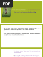 Guidelines for Shortened Language Usage | PDF | Acronym | Word
