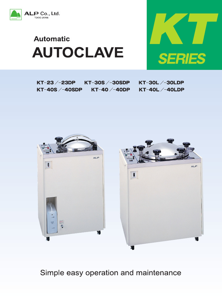 Autoclave ALP | PDF