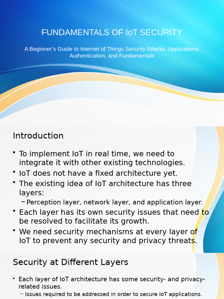 IoT Security Fundamentals Explained | PDF | Security | Computer Security