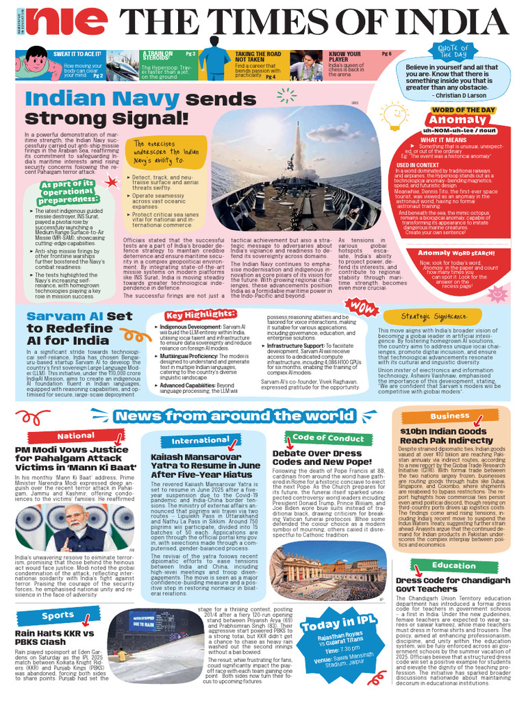 Indian Navy's Maritime Strength Display | PDF | Artificial Intelligence ...