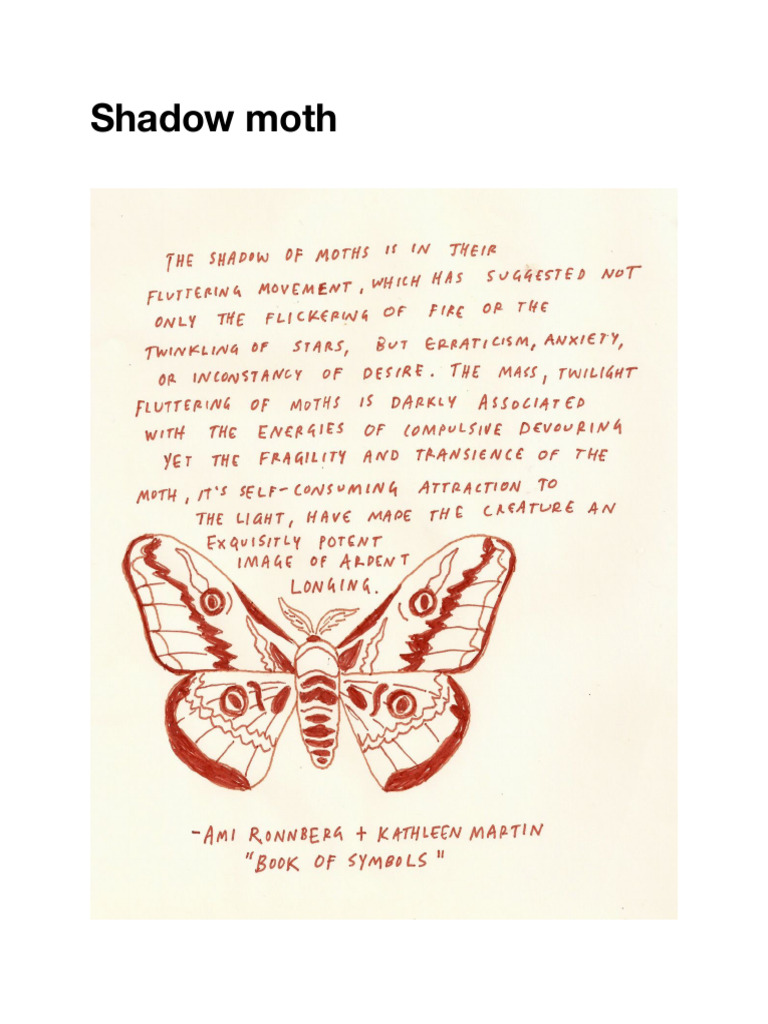 Shadow Moth | PDF