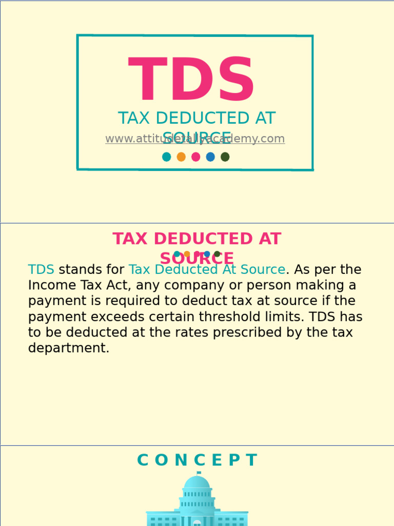 Understanding TDS and TCS Regulations | PDF | Taxes | Money