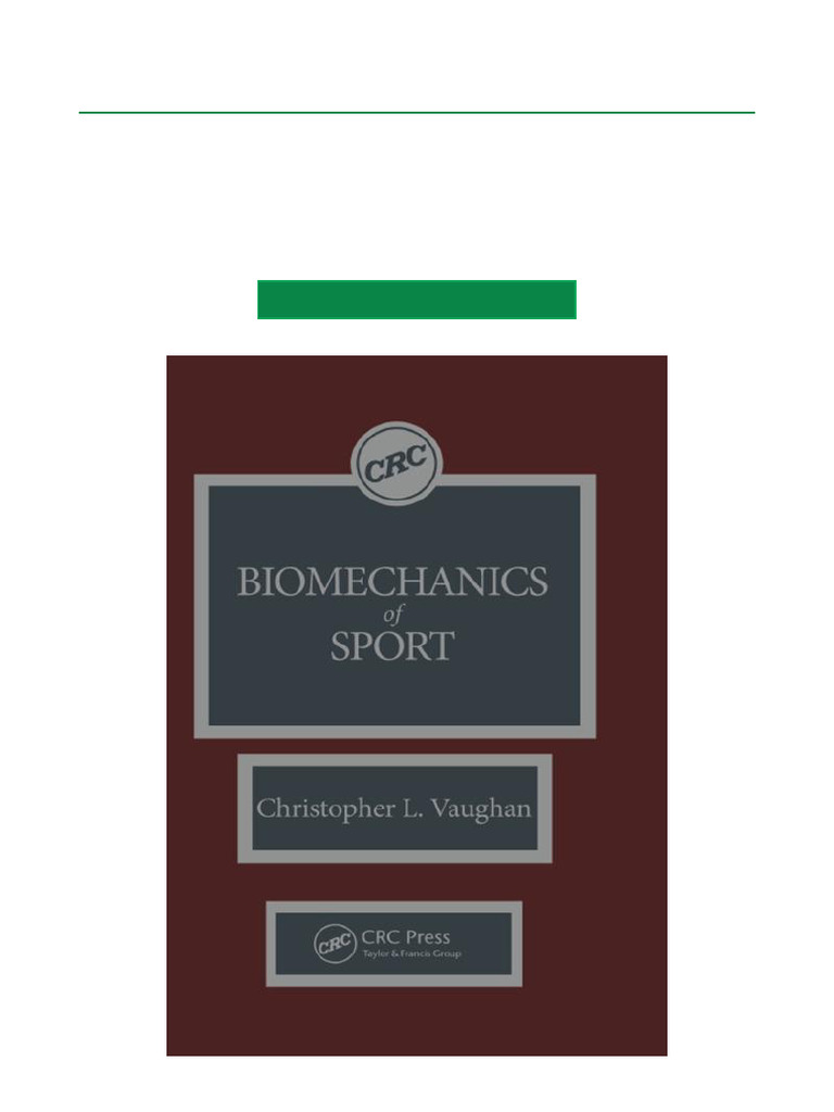 Biomechanics of Sport: 1st Edition Guide | PDF | Force | Running