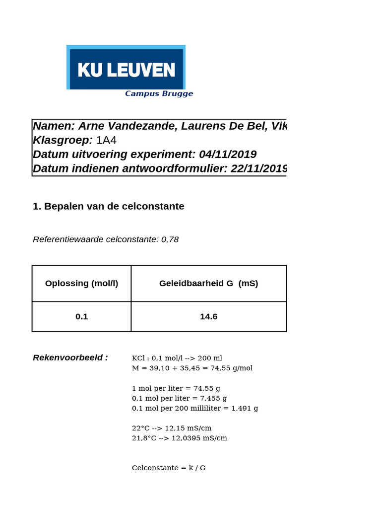 Antwoorformulier Labo 1 2 | PDF