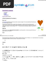 Download All text symbols for Facebook  list - facebook-symbols by barmandebasish11 SN85529389 doc pdf