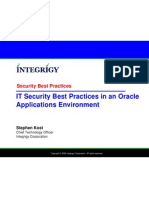 Integrigy Oracle Security Best Practices