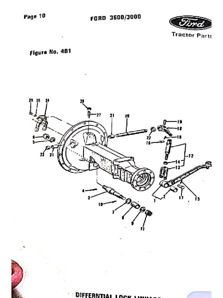 Ford 3000 rear differential | PDF