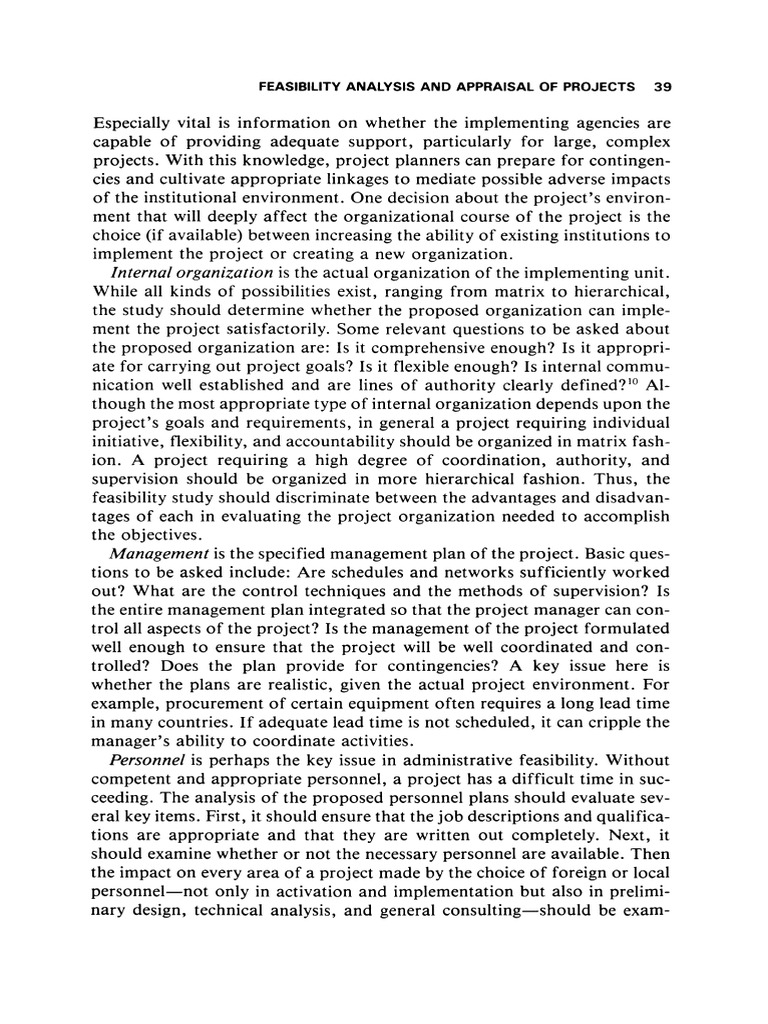 Environmental Feasibility Analysis | PDF | Feasibility Study ...