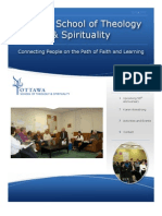 Ottawa School of Theology & Spirituality: Connecting People On The Path of Faith and Learning