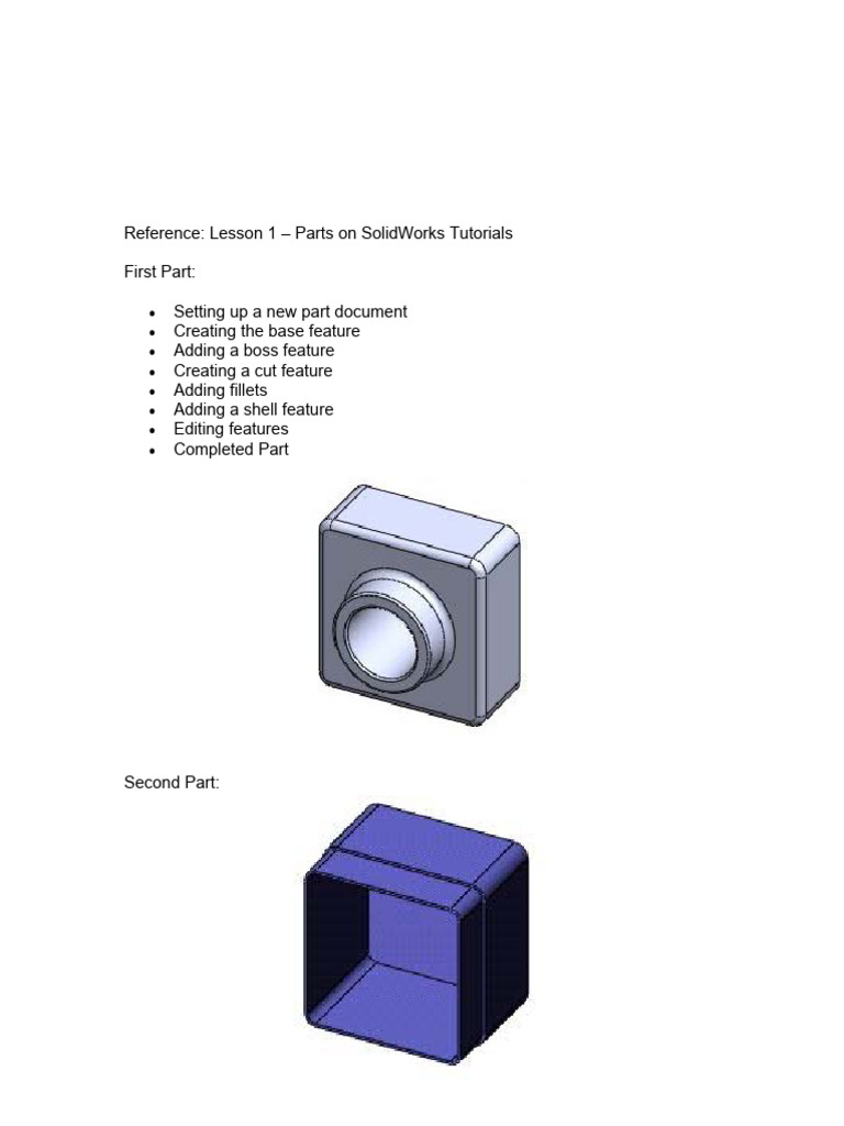 First 3D Parts, Assembly and Drawings | PDF