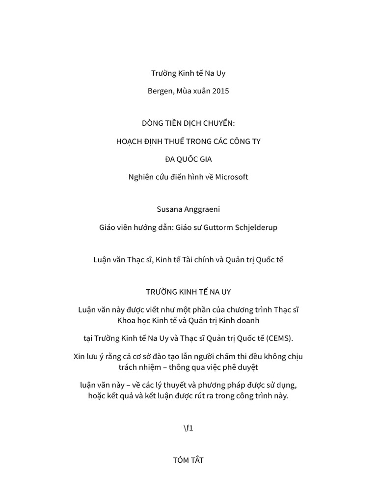 Hoach Dinh Thue Microsoft Vi | PDF